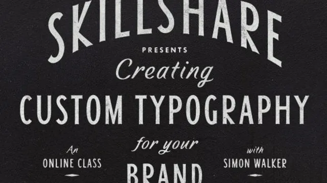 Logo Design: New Ways to Create Custom Vintage Type thumbnail